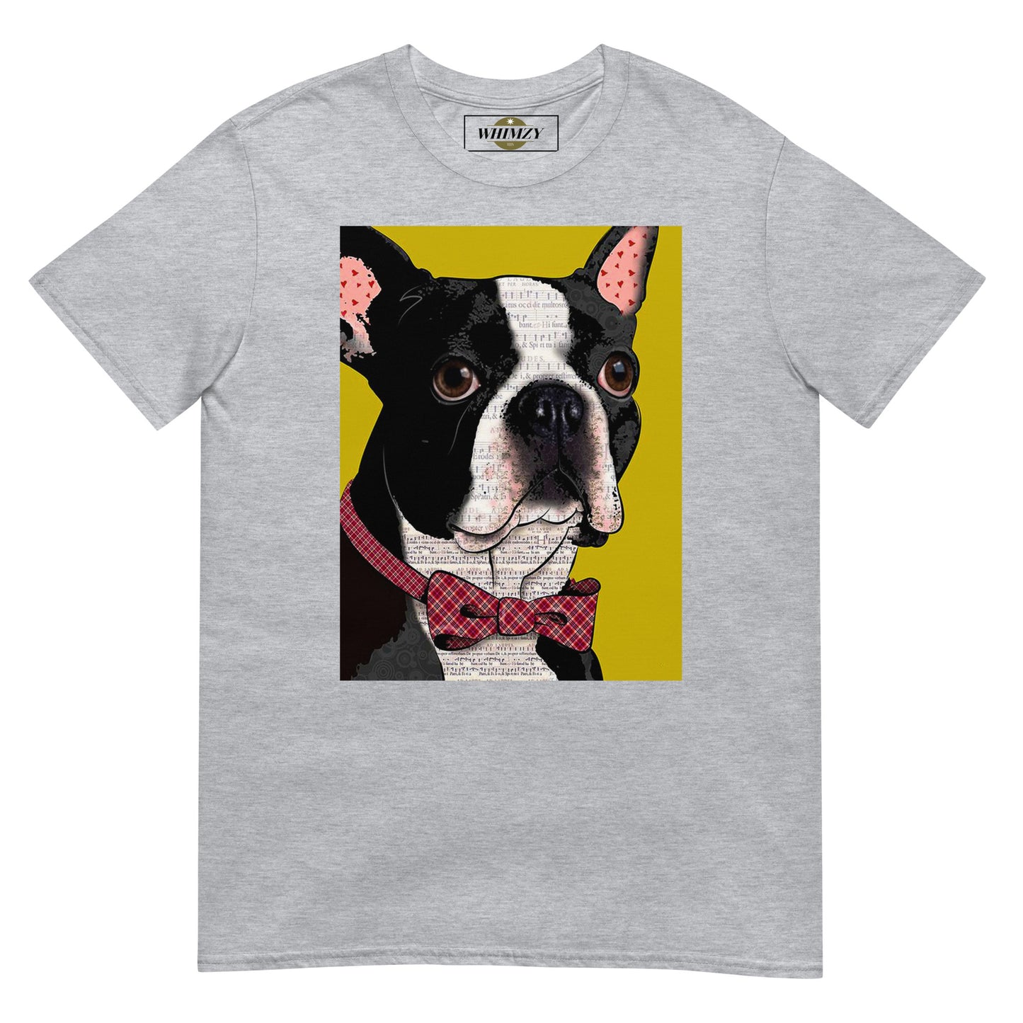 Profesor Bulldog Francés Pop Art Unisex Softstyle Camiseta