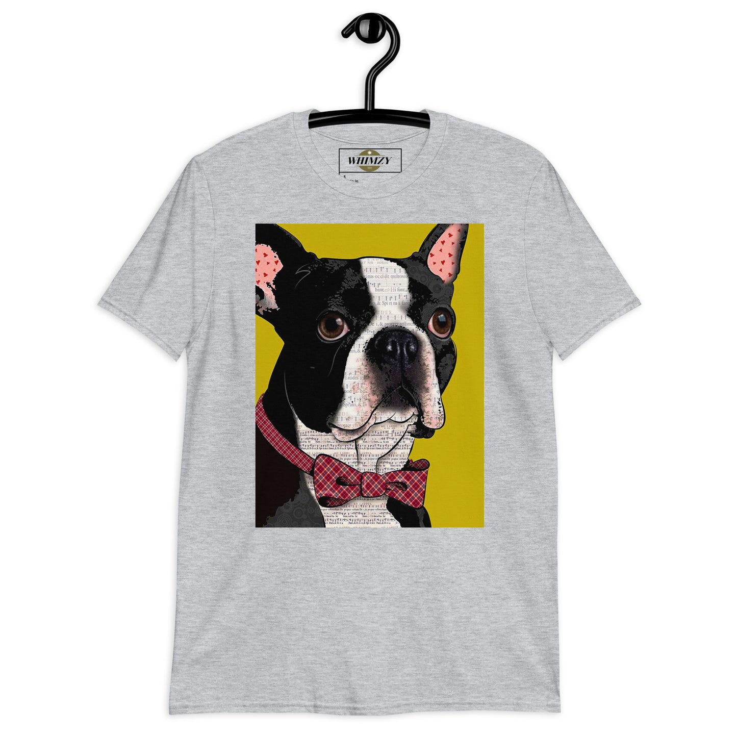 Profesor Bulldog Francés Pop Art Unisex Softstyle Camiseta