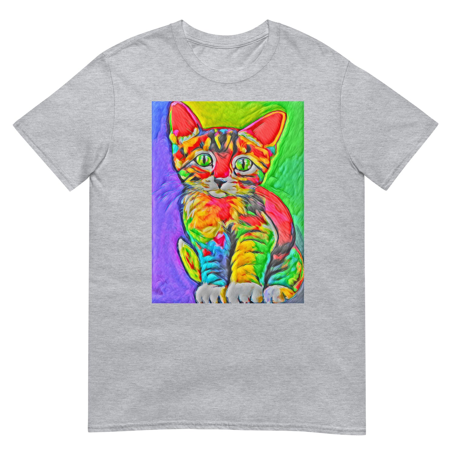 Rave Kitty Pop Art Unisex Softstyle Tee