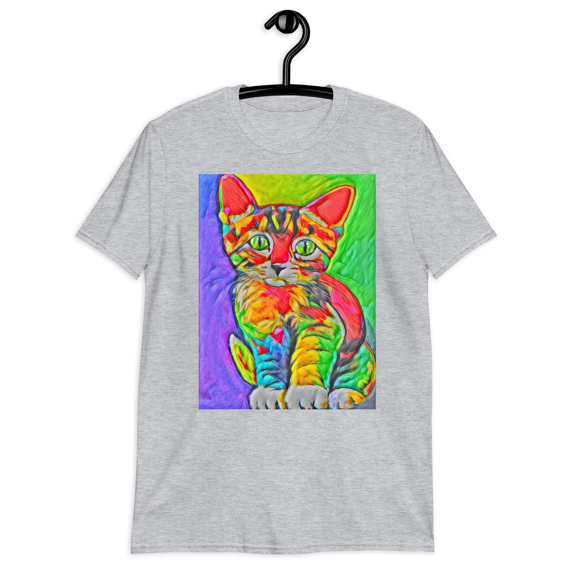 Rave Kitty Pop Art Unisex Softstyle Tee