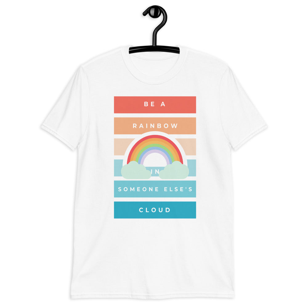 Be A Rainbow of Positivity Short Sleeve Unisex Softstyle Tee