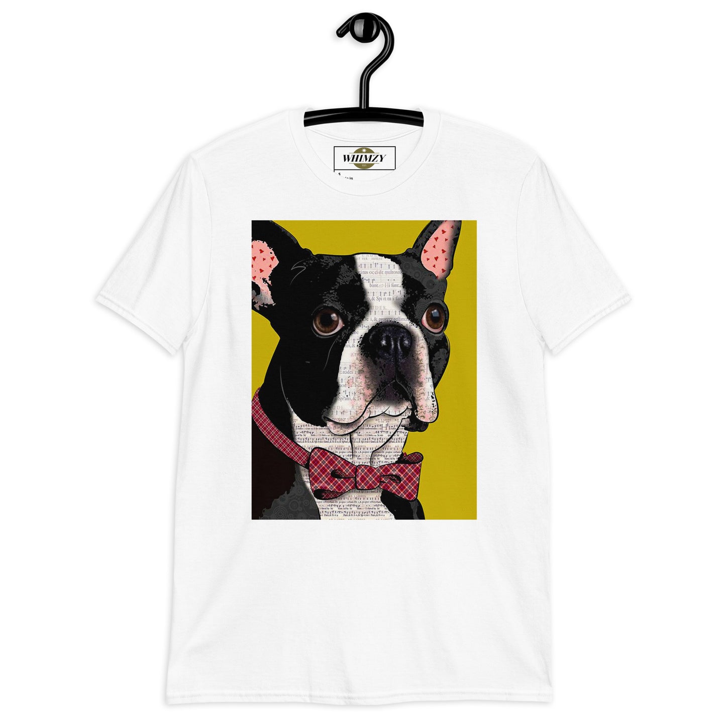 Profesor Bulldog Francés Pop Art Unisex Softstyle Camiseta