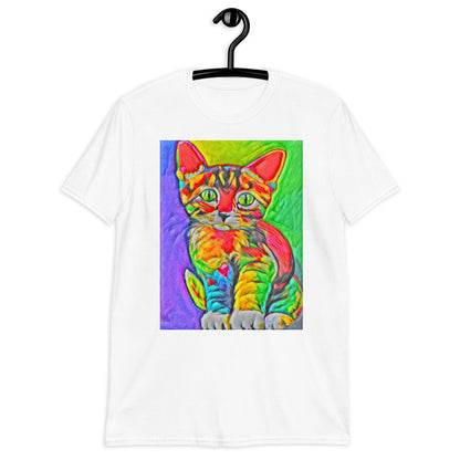 Rave Kitty Pop Art Unisex Softstyle Tee